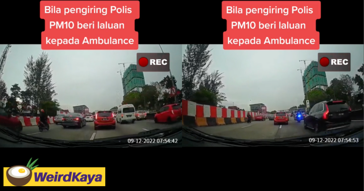 Pm anwar 'lends' his police escorts to give way for ambulance, wins praise online | weirdkaya