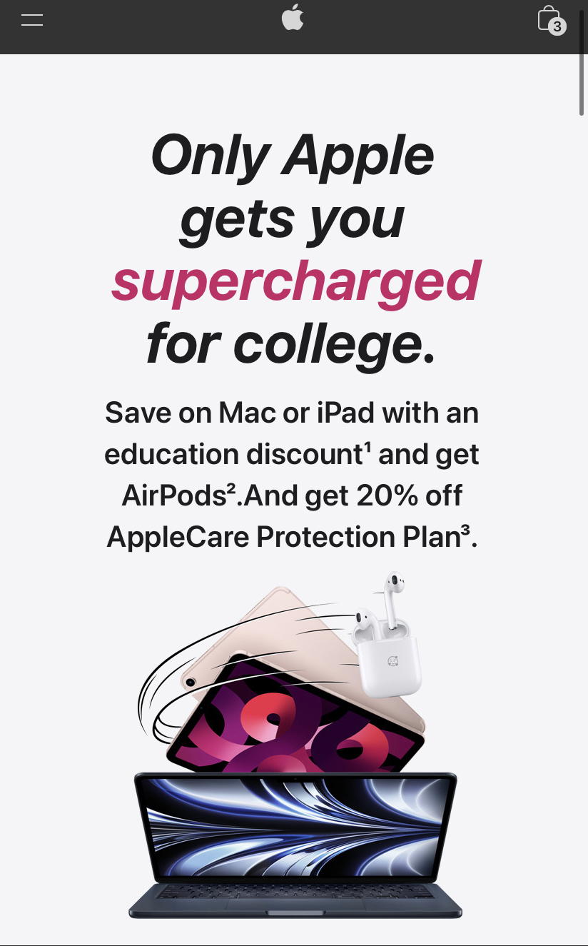 Ipad best sale airpod promotion