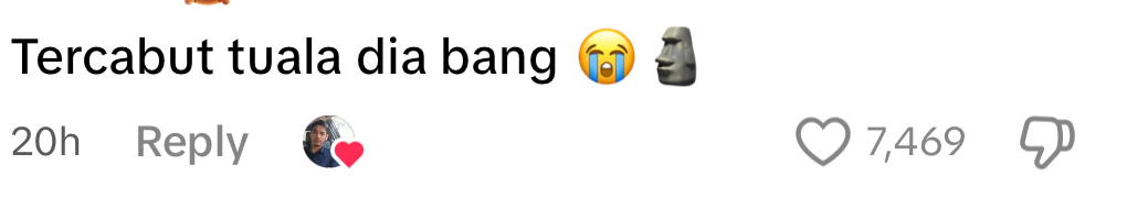 ayam gunting scam comment