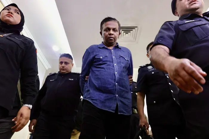 B sathiskumar appears in court