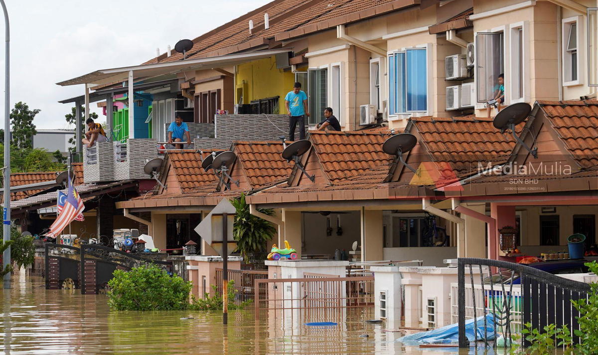 Flooding in shah alam