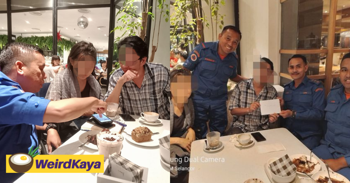 Batang kali landslide victims who lost their child have dinner with rescuers to thank them | weirdkaya