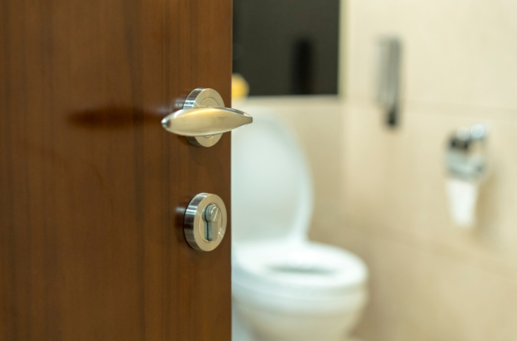 bathroom door