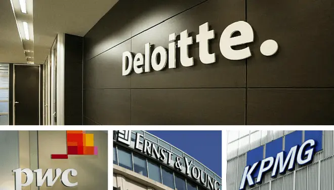 Big four(pwc, deloitte, kpmg. Ernst & young) in malaysia that many fresh graduate dream of.