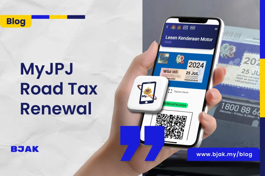 Bjak road tax renewal poster