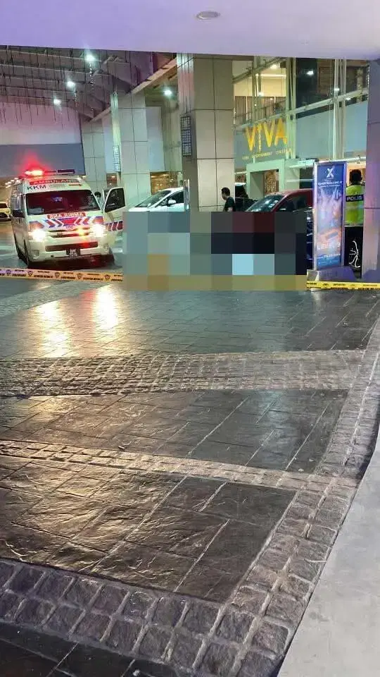 Body of shooting victim at Cheras mall