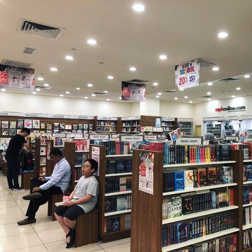 Books at mph bookstores mid valley megamall's outlet