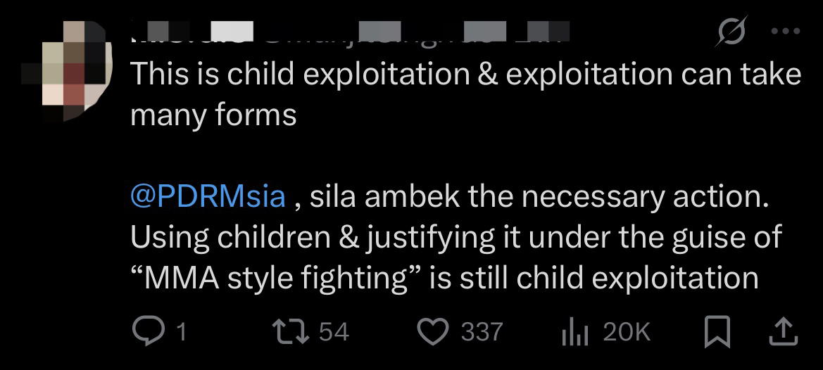 2 Boys Seen Taunting & Roughing Each Other Up At MMA Event Held In Bangsar, Sparks Online Outrage comment 3