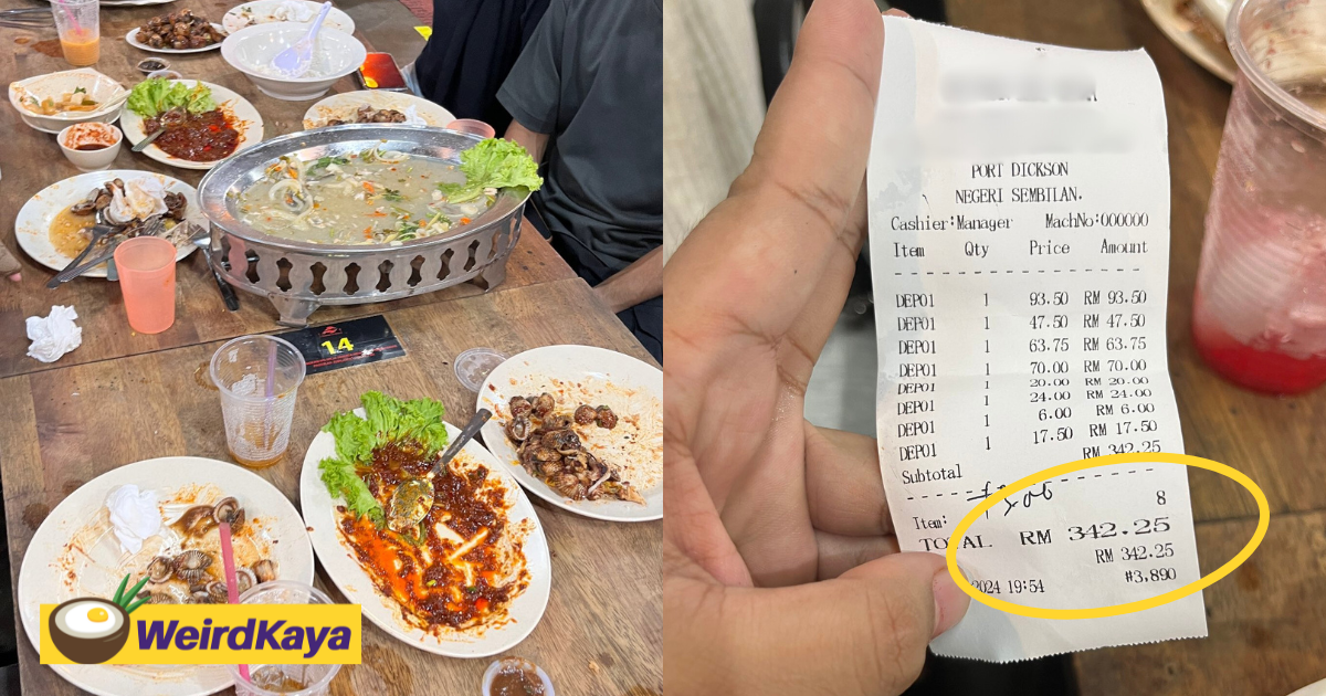 'like paying house instalments' - m'sian woman rants over rm342 she paid for subpar food at pd restaurant | weirdkaya