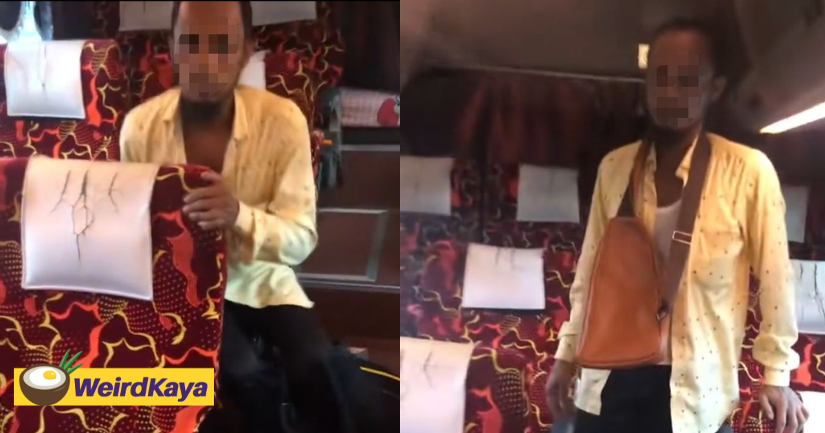 M'sian bus driver tells off foreign man who allegedly pooped on the bus | weirdkaya