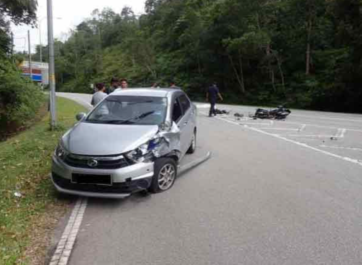 M’sian motorcyclist dies after crashing into car while on his way to genting highlands