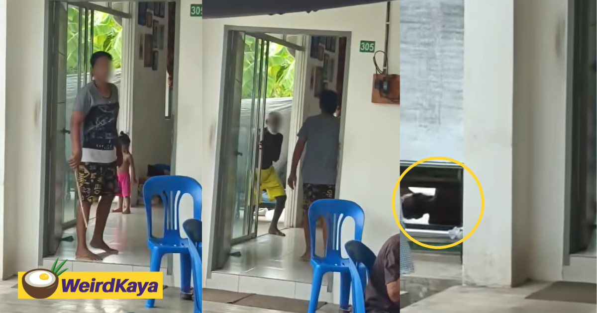 Caretaker allegedly scolds and hits old man with a stick at kedah nursing home | weirdkaya