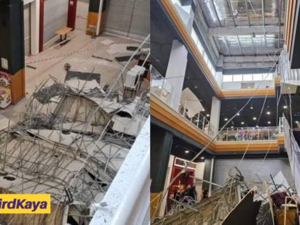 Ceiling Collapses At Cheras Shopping Mall