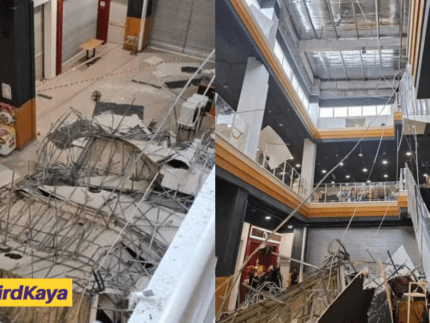 Ceiling Collapses At Cheras Shopping Mall