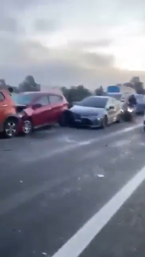 Chain collision along BKE in Penang