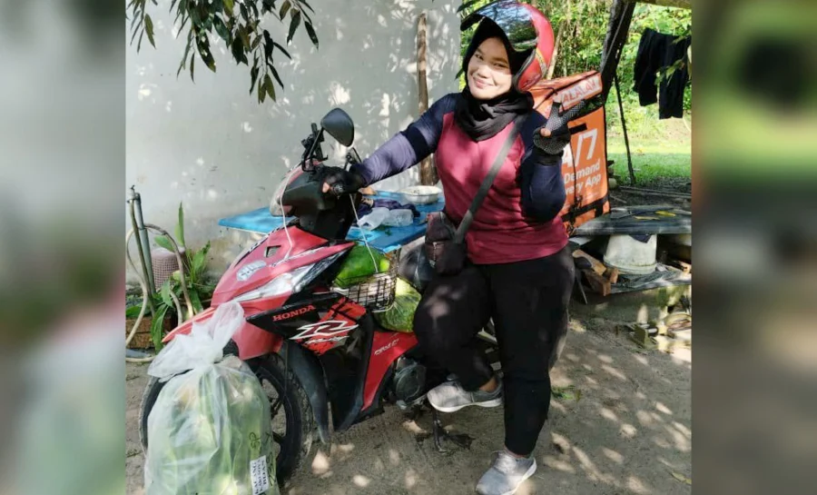 Siti norol, msian veggie seller