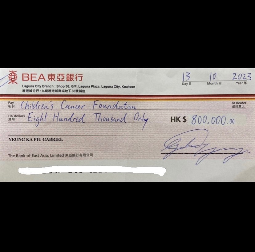 Cheque gabriel shared on his facebook