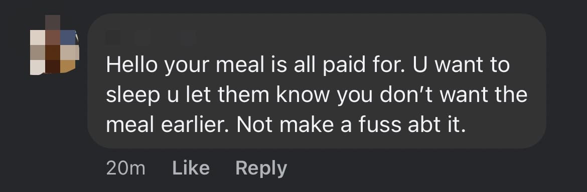 Chicken or potato puff netizen comment 2