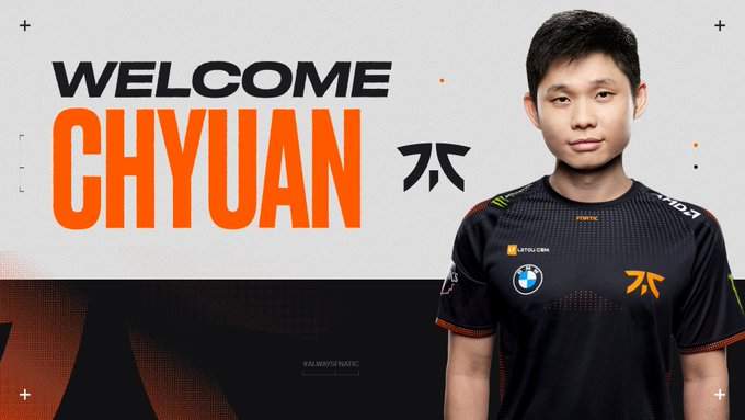 Based in malaysia, chyuan currently plays for fnatic