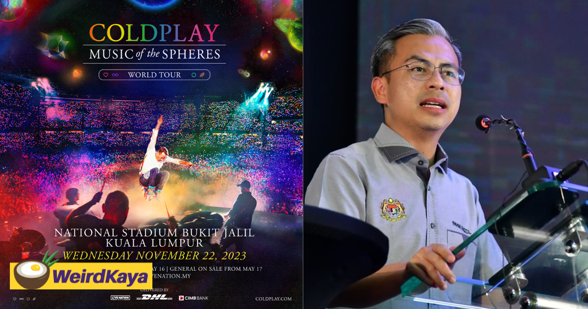 Minister fahmi: ‘kill switch’ will be applied to the coldplay concert tonight | weirdkaya