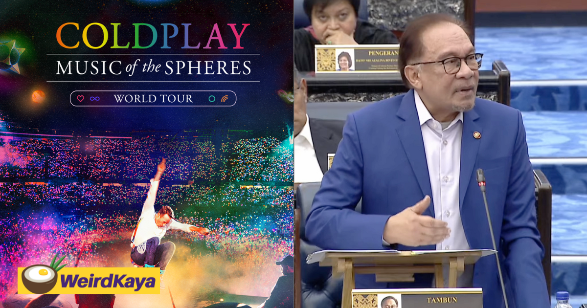 'coldplay supports palestine' - pm anwar explains why coldplay concert is not banned in m'sia | weirdkaya
