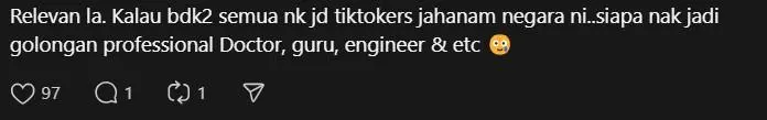 Comment on being a tiktok influencer (2)