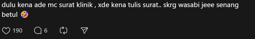 Comment on birthday celebration as excuse (2)