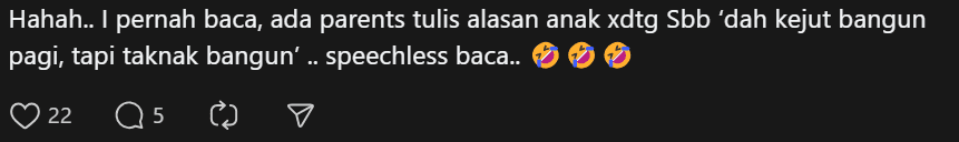 Comment on birthday celebration as excuse (3)