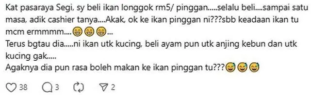 Comment on buying fish for cat (3)