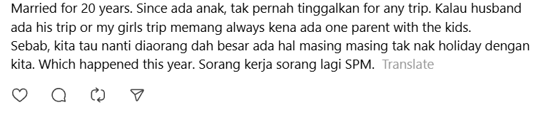 Comment on cant leave without kids