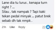 Comment on car hitting traffic police (1)