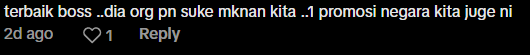 Comment on China couple wedding request Malaysian food (2)