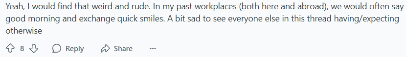 Comment on corporate culture (2)