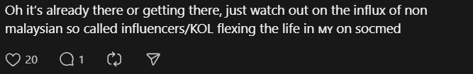 Comment on expat saying Malaysia is cheap (2)