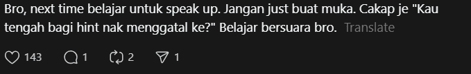 Comment on female colleague SA on man (1)
