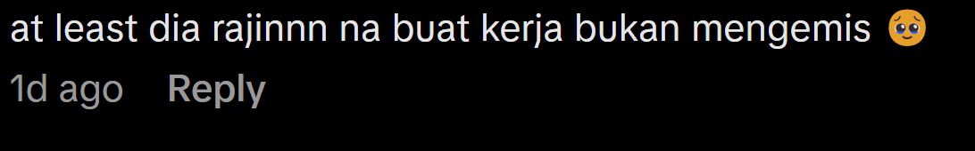 Comment on giving foreign worker food (2)
