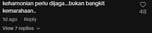 Comment on Jalur Gemilang issue (2)