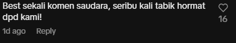 Comment on Jalur Gemilang