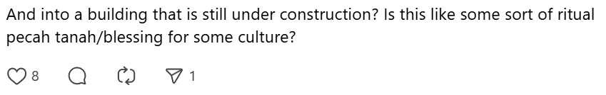 Comment on lifting Ferrari into tower (3)