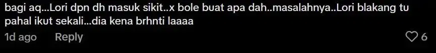 Comment on Lorry running red light (1)