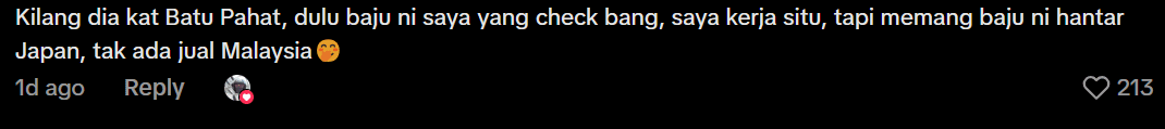Comment on made in Malaysia (2)