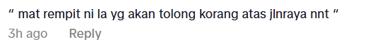 Comment on mat rempit blocking ambulance (1)