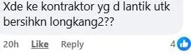Comment on police clearing drain