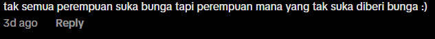 Comment on receiving flower for the first time (1)