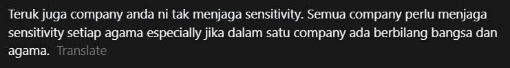 Comment on RM11k wine for boss