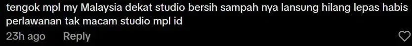 Comment on rubbish filled venue after MLBB event (1)