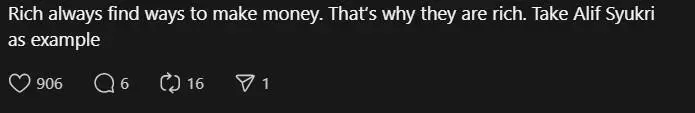 Comment on selling strawberry from luxury car (1)