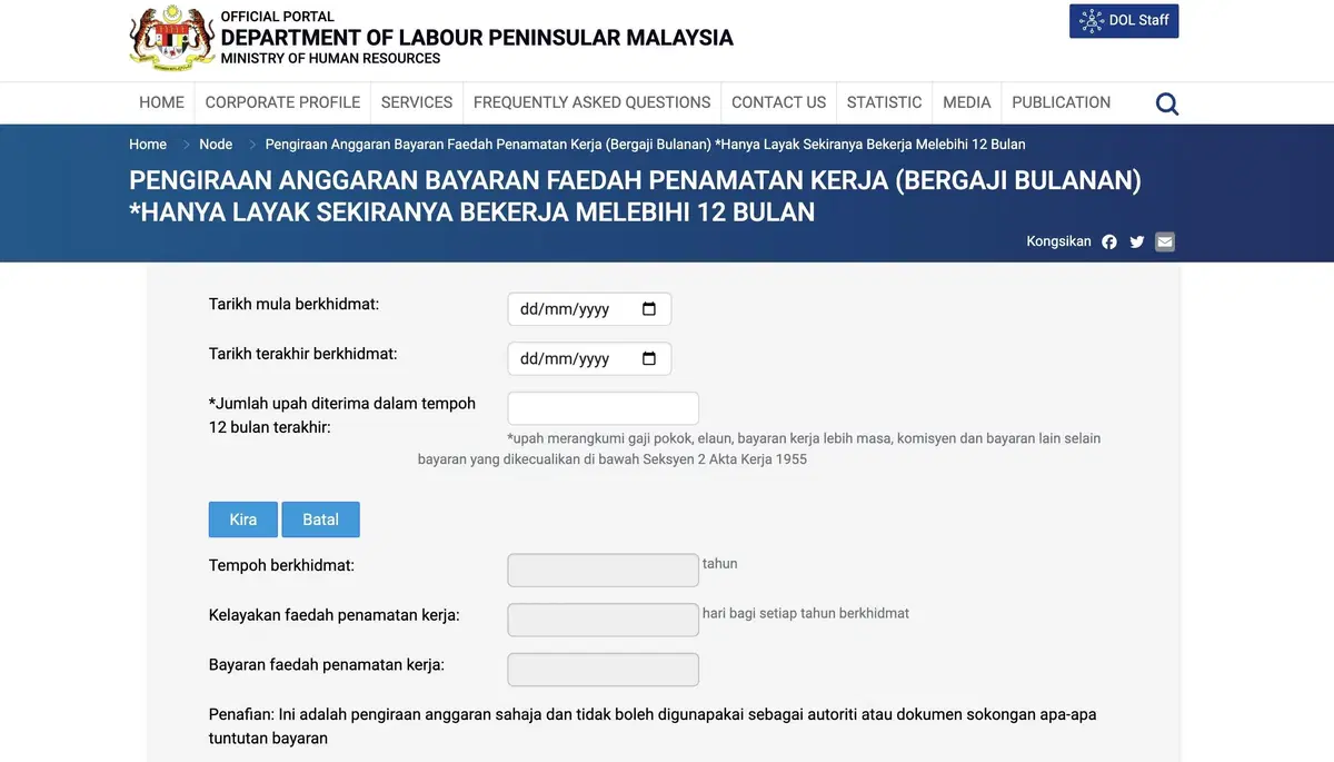 compensation:severance pay in malaysia calculator