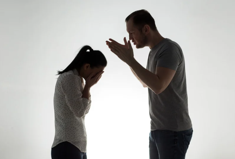 Couple arguing with each other