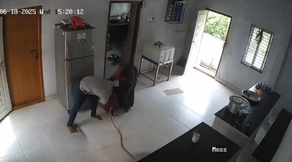 Couple In India Tries To Fix Kitchen Gas Leak, Explosion Erupts Seconds Later On CCTV